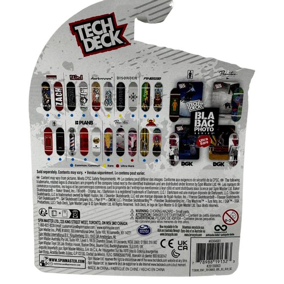 Tech Deck BLA BAC PHOTO Ultra Rare PRIMITIVE Skateboard Fingerboard New - Picture 2 of 10